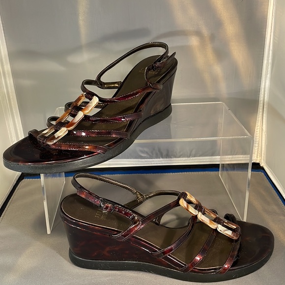 Stuart Weitzman heeled sandals. Size 8. Worn once - Picture 2 of 2